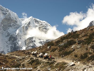 Photo de trekking vers l'éverest