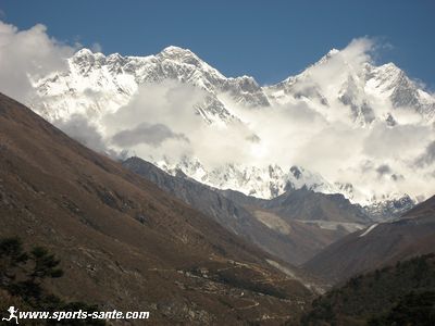 Photo de l'Everest et Lhotse