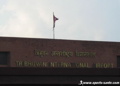 Image arrivée aéroport Kathmandu