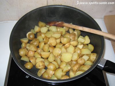 Photo de cuisson de pommes de terre
