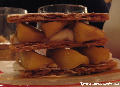 Photo de millefeuille aux pommes