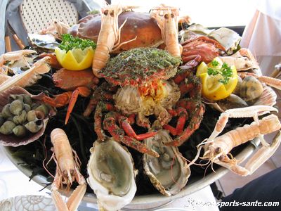 Photo de plateau de fruits de mer