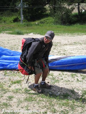 Photo de sellette de parapente
