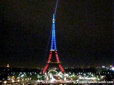 Photo de la tour Eiffel noël