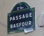 Le passage Basfour dans le deuxième arrondissement de Paris