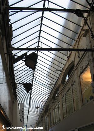 Photo de la verrière du passage du Caire à Paris