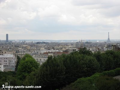 Vue depuis Ménilmontant Paris