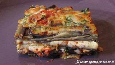 Aubergine mozzarella