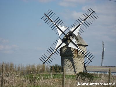 Photo du moulin de Batz sur mer