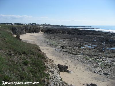 Photo de rochers sur la cote sauvage