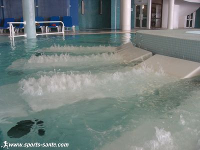 Photo de lits à bulles en thalasso