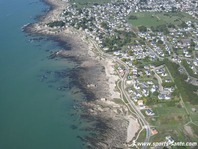 La Côte sauvage vue du ciel