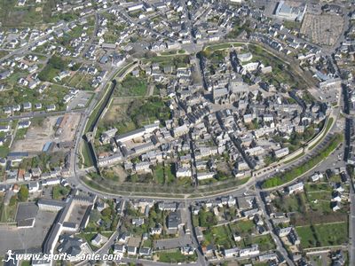 Vues aériennes de Guérande et des marais salants