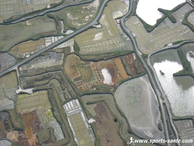 Photos aériennes des salines de Guérande