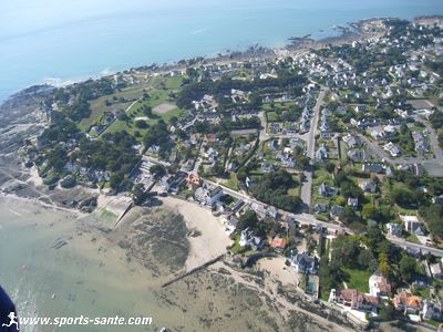 Le Pouliguen et la côte sauvage : prises de vue aériennes depuis l'ulm