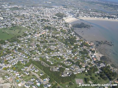 Photo aérienne du port du Pouliguen