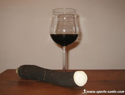 Photo de sirop de radis noir
