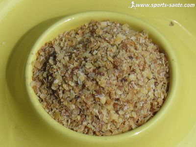 Photo de paillettes de germe de blé