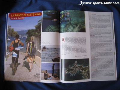 Dossier itinéraire en randonnée palmée