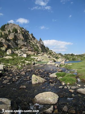 Photo de l'étang de Bailleul Pyrénées Orientales