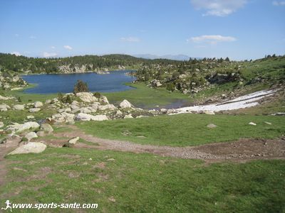 Photo de l'étang sec près de Font Romeu