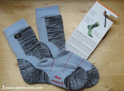 Chaussettes de ski femme en laine mérino avec reflexion de chaleur