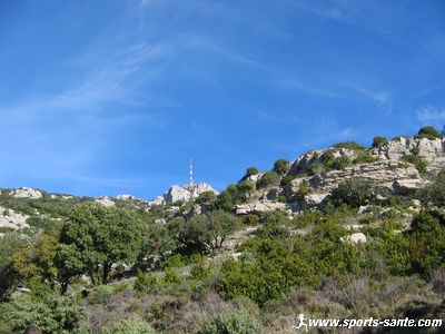 Randonnée au Mont Saint Baudille, autour du Pioch Farrio, commune de Montpeyroux, canton de Gignac, Hérault