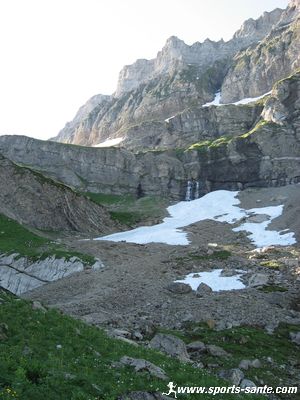 Photo de pierrier en montagne 