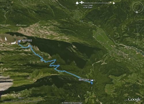 Photo aérienne de randonnée Samoëns
