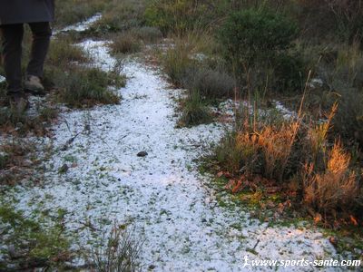 photo de neige dans l'Hérault
