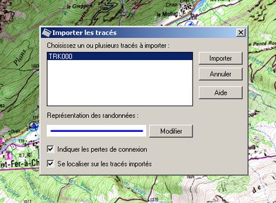 Tracer un parcours GPS sur une carte