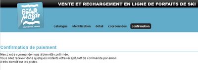 Achat forfait ski électronique