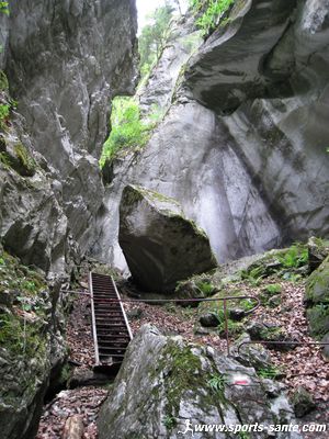 Photo des anciennes Gorges de Tines