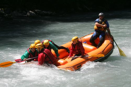 Image de rappel en Rafting