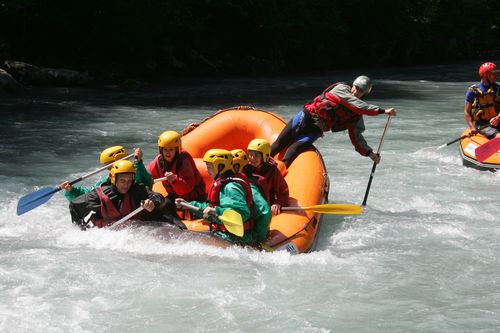 Photo de rappel en raft