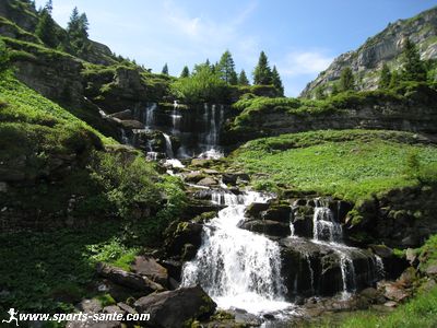 Photo de la cascade du Trainant à Sixt