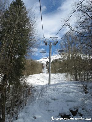 Photo du télésiège des Vagny à Sixt