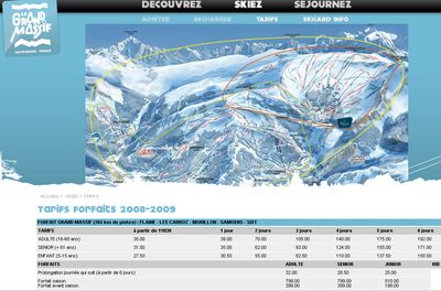 Achat du forfait de ski Grand Massif