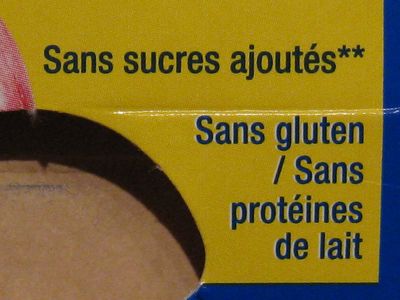 Photo d'étiquetage sans gluten