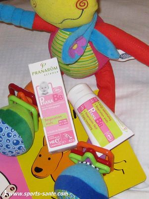 Baume respiratoire bébé à partir de 3 mois : PranaBB Respiration aisée