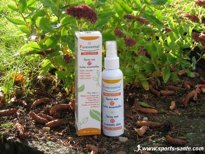 Spray jambes légères pour stimuler la circulation (utilisation possible en bain de pieds)