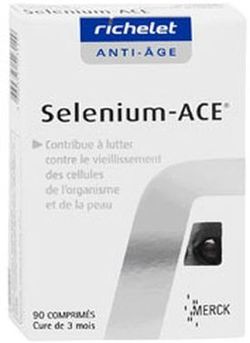 Compléments alimentaires anti-âge Richelet : Selenium ACE et Sélénium ACE Progress 50