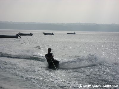 Image de run en knee board