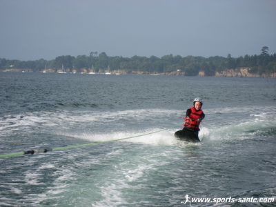 Photo de rider en knee board