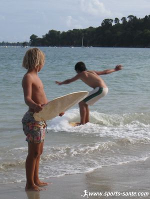 Image de jeunes skimbordeurs