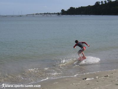 Photo de plage pour skimboarder
