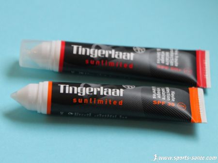 Crème solaire pour sportifs résistante à la transpiration anti froid