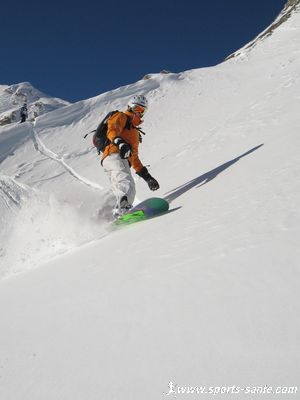 Image de snowboard à Val d'Isère