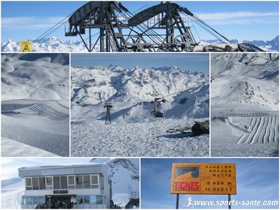 Photos du glacier de la Grande Motte