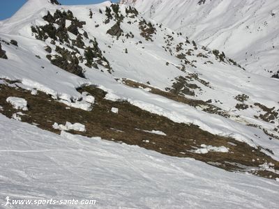 Photo d'avalanche en plaque